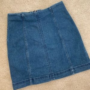 Free People - Modern Femme Denim Mini Skirt